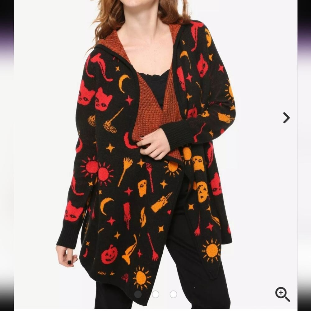 Hocus Pocus Her Universe Disney Danni Halloween Witch Cardigan/Costume Size Med - Picture 10 of 12